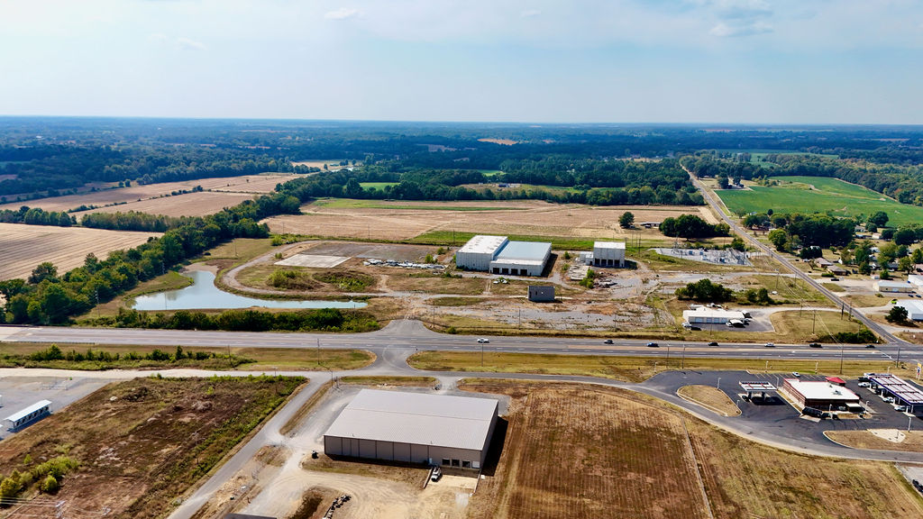 Regional aerial view across U.S. 45